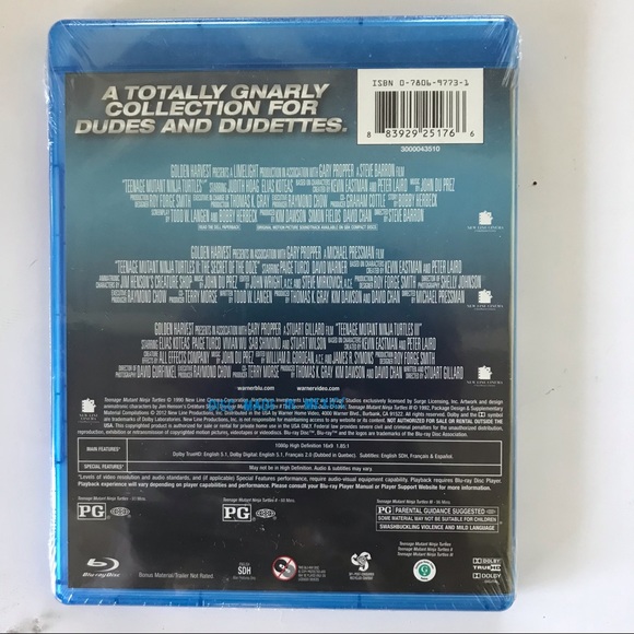 Teenage Mutant Ninja Turtles Triple Feature [3 Discs] [Blu-ray] - Picture 2 of 5